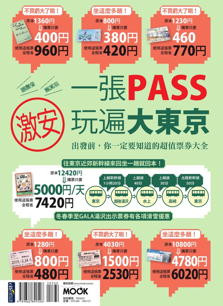 一張PASS玩遍大東京
