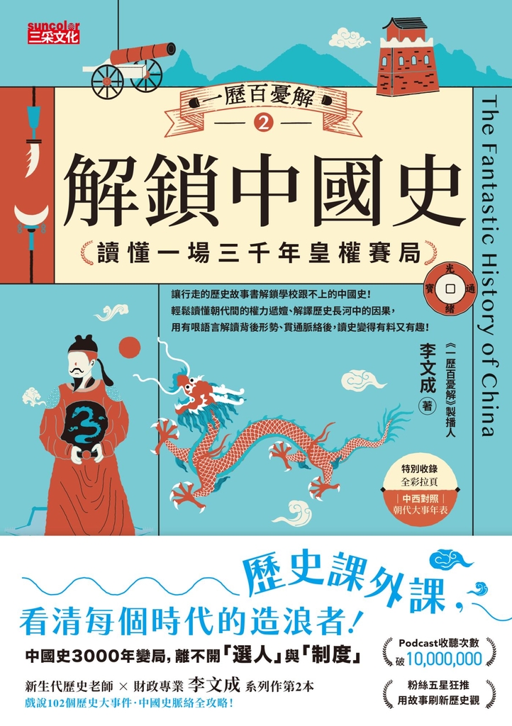 一歷百憂解2 解鎖中國史:讀懂一場3000年皇權賽局【內附 朝代大事年表】