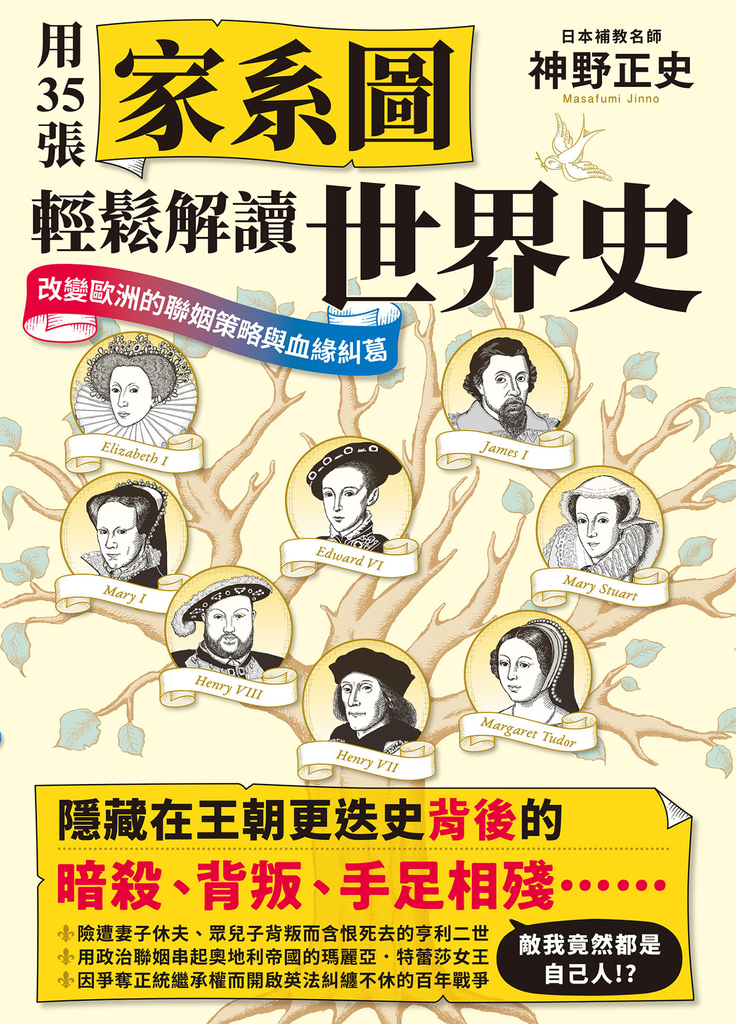 用35張家系圖輕鬆解讀世界史:改變歐洲的聯姻策略與血緣糾葛