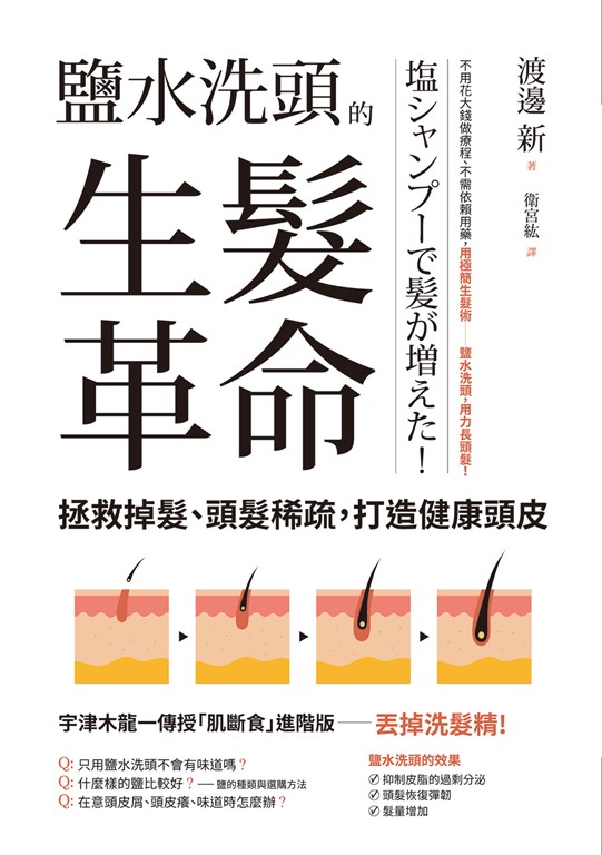 鹽水洗頭的生髮革命: 拯救掉髮、頭髮稀疏,打造健康頭皮